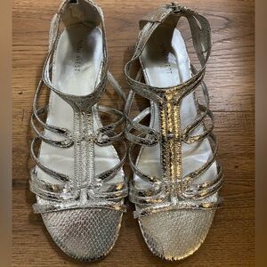Nine West Silver Sandals